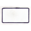 Navy Border W/White Background Stock Blank Patch (4.5 X 2.5 )